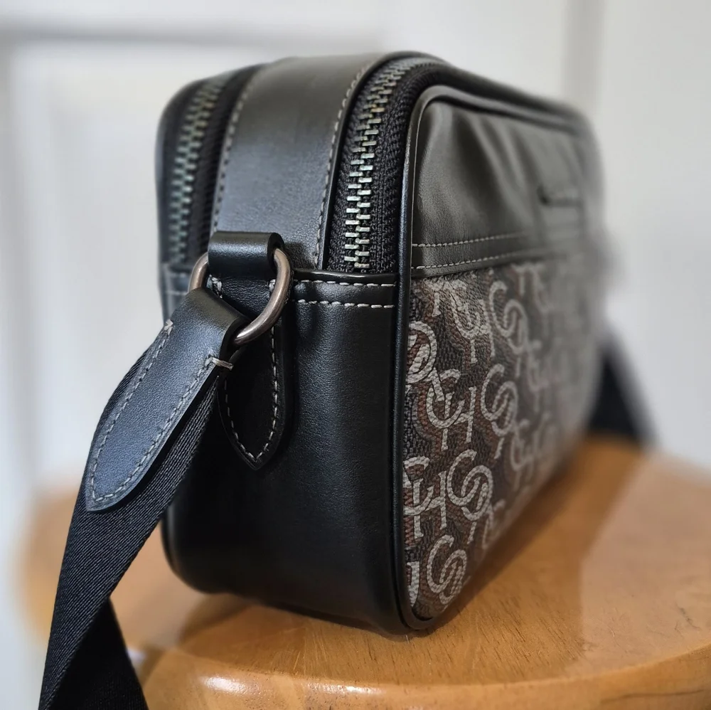 Coach CF484 Graham Midnight Crossbody Coach Monogram Print Canvas And Leather - Picture 5 of 16